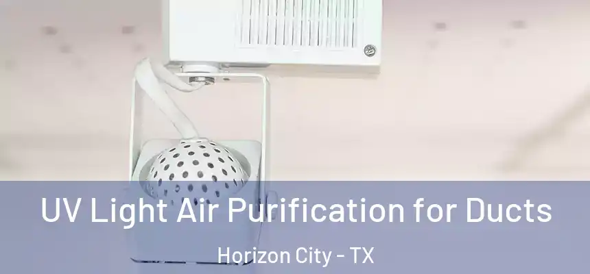  UV Light Air Purification for Ducts Horizon City - TX